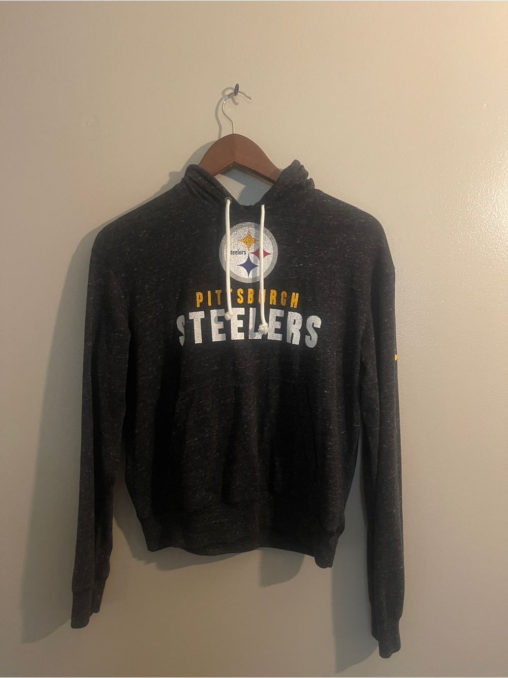 Nike Black Heather NFL Tag Crewneck Sweatshirt, Women’s size S